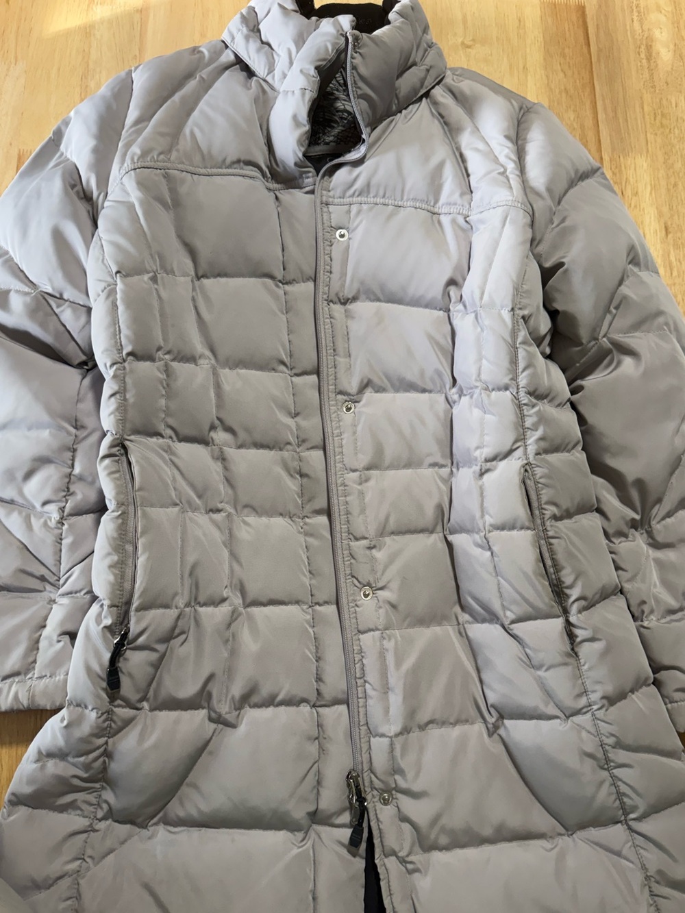 Women’s Calvin Klein Performance Down Feather Winter Coat Gray